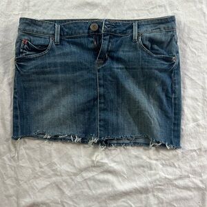 Hudson Denim Mini-Skirt